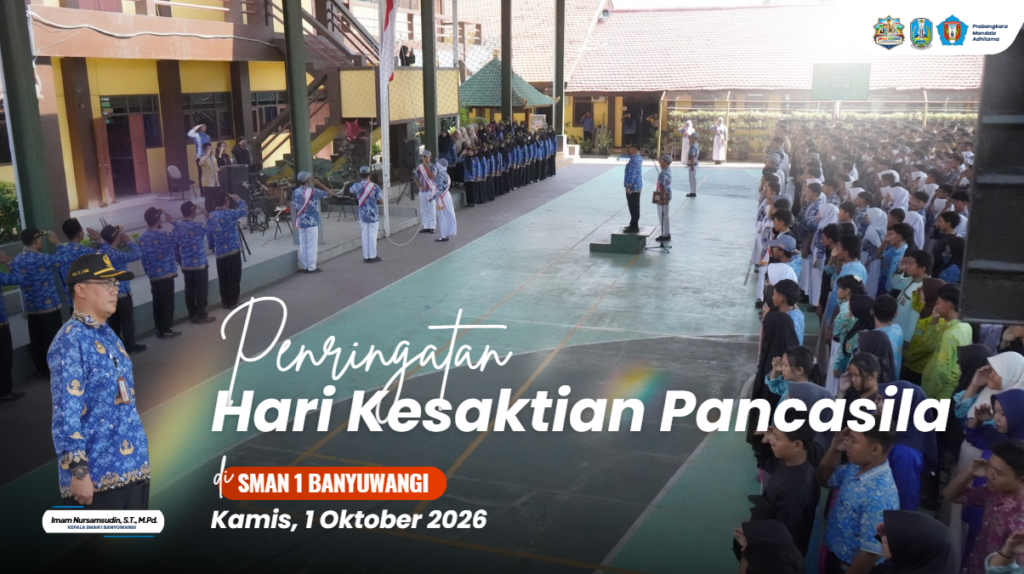 Peringatan Hari Kesaktian Pancasila di SMAN 1 Banyuwangi